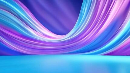 Wall Mural - Colorful waves of fabric creating a vibrant abstract background, suitable for design.