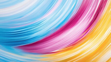 Aufkleber - Vibrant Brush Strokes Create a Colorful Explosion on Canvas in Dynamic Artistic Expression