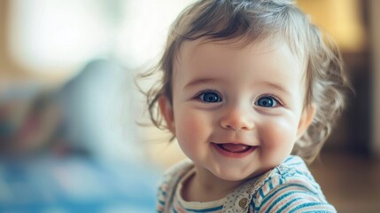 Wall Mural - portrait of a little girl