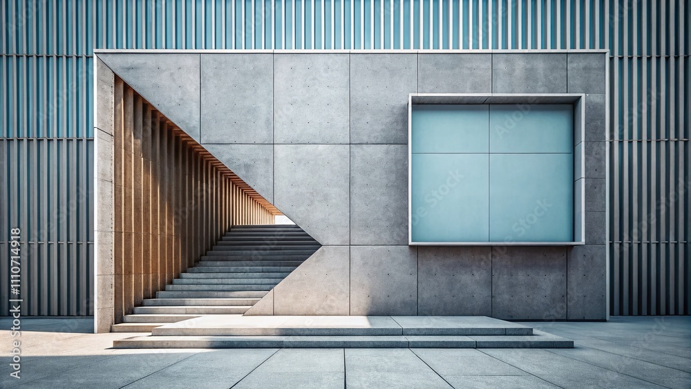 Curated visual reference: Picture Idea: Geometry Meets Minimalism An Exploration Of Neo Brutalism In A