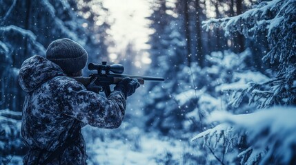 Poster - soldier with gun