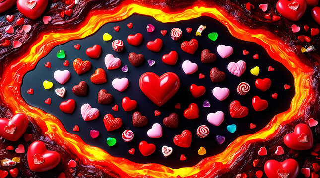 Concept Happy valentine day