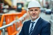 © Shahrimi - Portrait of a Confident Construction Manager at Worksite