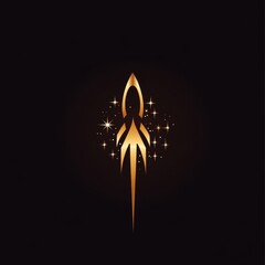 Poster - The Flying Rocket Space Logo