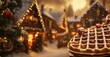 © Tnzal - Waffle from Christmas Market. AI generated illustration.