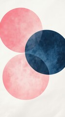 Poster - Creating duotone circle art a contemporary graphic design perspective
