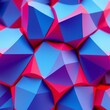 © Global Perspectives - Vector illustration of polygonal shapes in blue and red modern abstract background with vibrant colors polygonal wallpaper abstract geometric background concept macro photography