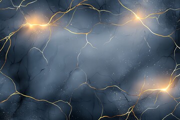 Poster - A stunning abstract background featuring electric currents flowing through textured surfaces, ideal for digital designs and artistic projects