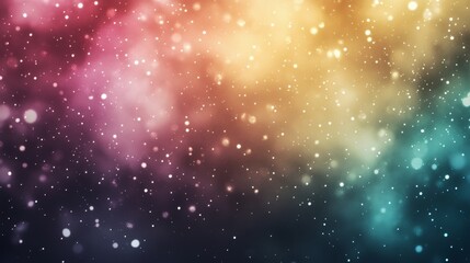 Wall Mural - Cosmic cloud of colorful nebulae in the deep expanse of outer space
