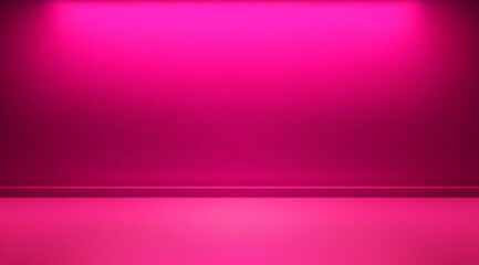 Aufkleber - Vibrant pink backdrop creating a stunning visual effect in a modern setting for art and photography