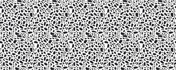 Wall Mural - Abstract black and white pattern. Geometric shapes. No people.