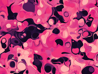 Poster - Beautiful abstract fluid art seamless pattern background