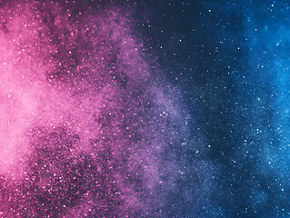 Leinwandbilder - Black blue pink, grainy noise grungy empty space, spray texture color gradient shine bright light and glow rough abstract retro vibe background template