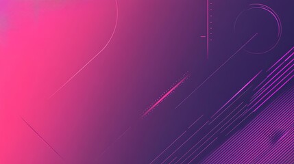 An abstract background with a grid pattern and a gradient of purple to pink and orange.