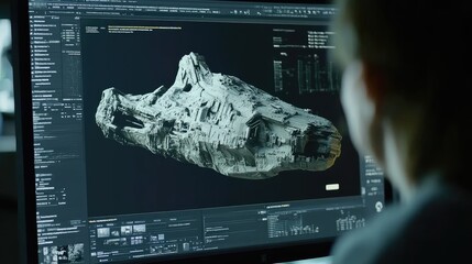 Poster - 3D Model Visualization in Computer Graphics Software Environment