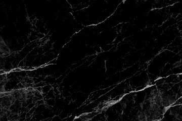 Wall Mural - Black marble texture abstract background