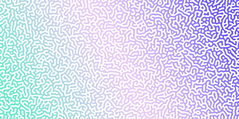 Poster - Turing Abstract Pattern, suitable for any business. blue gradient color diffusion reaction seamless pattern. An abstract Reaction-diffusion or Turing pattern formation, coral reef, natural texture