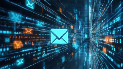 Poster - Digital representation of email communication in a network
