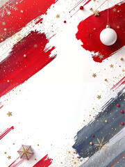 Poster - New Year background, Christmas gift card with space for text. Generative AI
