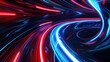 © practice  - Modern abstract high-speed light effect. Abstract background with curved beams of light