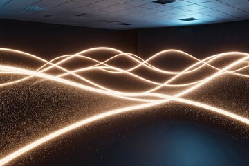 Poster - Bright Particle Waves in an Innovative Virtual Environment Interface