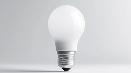 Poster - An image of a smart LED bulb with WiFi connectivity, designed for energy-efficient lighting. The bulb is displayed isolated on a white background, capturing