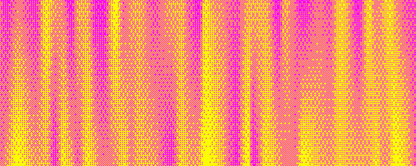 Poster - Pixel pattern background with bitmap game texture. Dotted dither vector pink and yellow gradient bg. Retro striped digital wallpaper. Abstract geometric noisy screen tone.