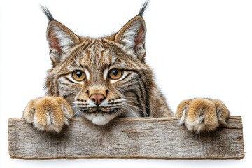 captivating lynx displaying wild animals appeal forest setting wildlife photography natural environm