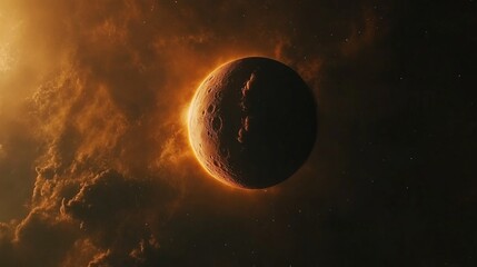 Wall Mural - Planet in Sky
