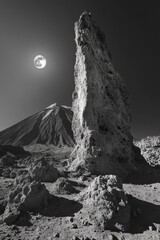 Wall Mural - full moon night