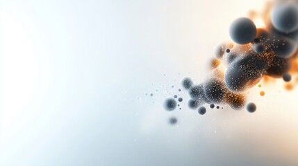 Poster - Abstract illustration featuring floating particles and a soft gradient background.