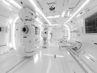 Wall Mural - Space Station Equipment