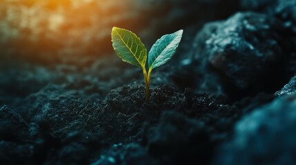 Poster - leaf on the ground