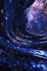 Wall Mural - Dark Blue Purple Background Stars