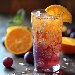 Poster - A grape and orange soda hybrid.