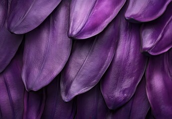 Poster - Close-up of Beautiful Purple Petals with Smooth Texture Showcasing Nature's Elegance and Vibrant Color in a Stunning Floral Arrangement