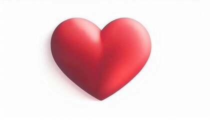 Aufkleber - Elegant 3D Red Heart Design. Timeless Symbol of Love and Romance for Valentine's Day, Proposals, Wedding Anniversaries, and Romantic Gifts. Perfect for Cards, Decorations, Social Media, Keepsakes