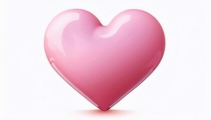 Aufkleber - Elegant Pink Heart Icon for Valentine's Day & International Women's Day. Perfect for Greeting Cards, Social Media Posts, Digital Invitations, Romantic Gifts, or Custom Merchandising Designs