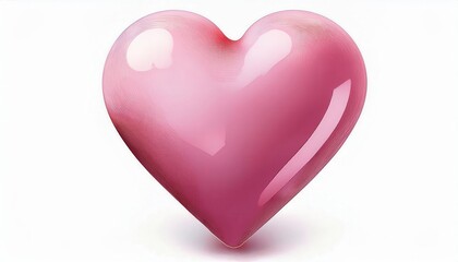 Aufkleber - Elegant Pink Heart Icon for Valentine's Day & International Women's Day. Perfect for Greeting Cards, Social Media Posts, Digital Invitations, Romantic Gifts, or Custom Merchandising Designs