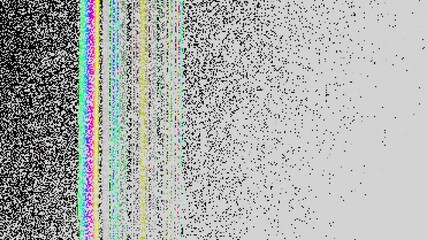 Aufkleber - Unique Design Abstract Digital Pixel Noise Glitch Error Video Damage. Seamless Loop video