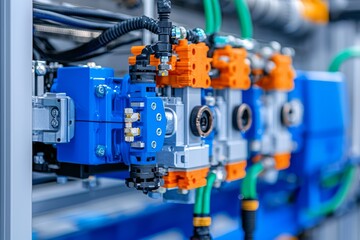 Poster - Smart robotic systems with automated manufacturing capabilities use wireless touch screen tablets.
