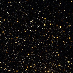 Aufkleber - Realistic golden star dust light effect. Vector isolate. Only star dust layer