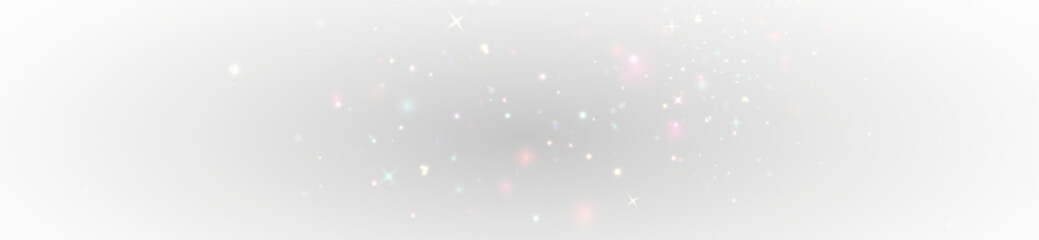 Wall Mural - christmas dust glowing bokeh confetti light and glitter texture overlay for your design. festive spa