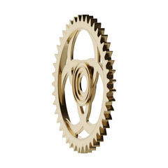 Wall Mural - cog wheel isolated