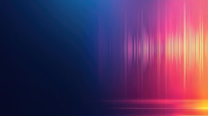 Poster - Vibrant abstract background with colorful light gradients and smooth lines.