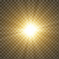 Poster - Png light effect. Spotlight spark. Stadium Lighting. Sunlight, Spot lighting with insert bams of ICE strobes. Bring in the spotlight with a star.