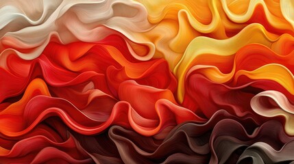 Poster - Dynamic abstract textile patterns studio digital art vibrant colors close-up visual aesthetics for home decor inspiration