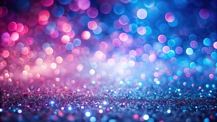 Wall Mural - Sparkling abstract background with pink and blue bokeh lights, sparkle, bright, abstract, background, pink, blue, bokeh