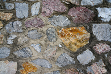 Wall Mural - Rock Wall of Taiwan Scenic Area of China Ethnic Museum in Beijing