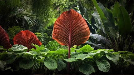 Poster - foliage big leaf